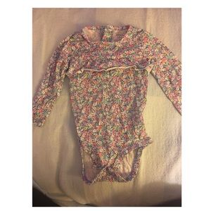Babygirl floral one piece long sleeve